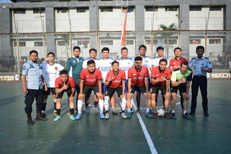 Final Futsal Antar Petugas di Lapas Kelas I Malang